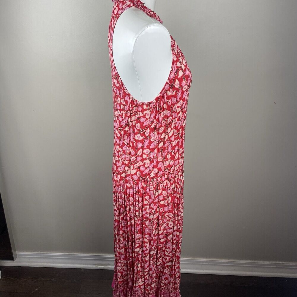 Spell & The Gypsy Collective Size Small Delirium Maxi Dress Red Coral Bohemian - Picture 7 of 12